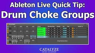 Ableton Live Quick Tip: Drum Rack Choke Groups