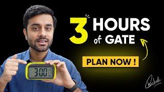 3 Tips for 3 Hours of GATE - Exam Writing Strategy