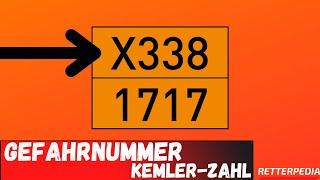 Gefahrnummer - Kemler Zahl |ADR - GEFAHRGUT |