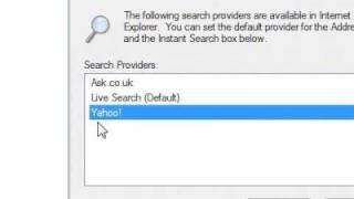 How to remove a search provider from Internet Explorer