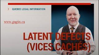 Vices cachés (Latent defects) - When they are apparent