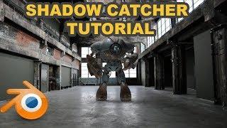 blender tutorial shadow catcher cycles