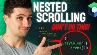 The FULL Nested Scrolling Guide for Jetpack Compose  - Android Studio Tutorial