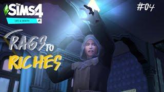 เลื่อนขั้นเป็นนักกระชากวิญญาณ ️ the sims 4 rags to riches (life and death) ep.4