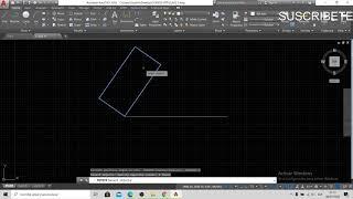 AUTOCAD 2020 PARA PRINCIPIANTES: COMANDO GIRAR CON REFERENCIA Y COMANDO SIMETRÍA(MIRROR)