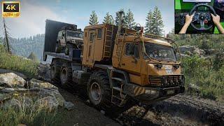 Rescue a Rubicon with super big Truck - SnowRunner | Logitech G29 Gameplay