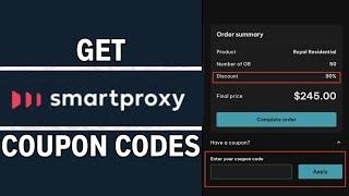 Get Smartproxy Coupon Codes (2024)