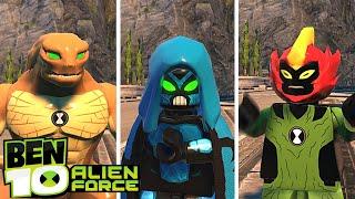 Top 10 Aliens from Ben 10 Alien Force in LEGO Video Game