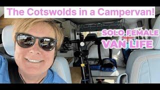 THE COTSWOLDS in a CAMPERVAN SOLO FEMALE ROAD TRIP  - Van Life UK - First stop BROADWAY