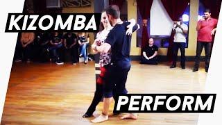 Improvised kizomba fusion demo - New York - Kristofer Mencák with Upa Dançarina