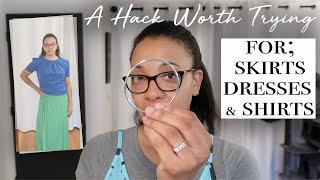 Dress Hack | Ring & Hair Tie on Shirts, Dresses & Skirts