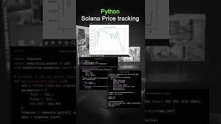 Solana Price Tracking With Python! #python #coding #ai