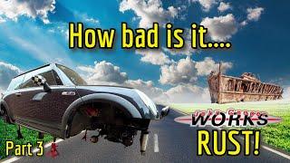 Rare Mini Cooper S R53 Factory JCW Part 3:  How bad are the subframes? Rust Issues & More.