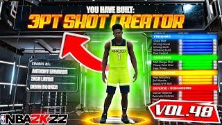 *CONTACT DUNKS* ON A 3PT SHOT CREATOR BUILD ON NBA 2K22! RARE BUILD SERIES VOL. 48