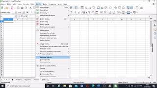 9. LibreOffice Calc com o NVDA: Renomear uma planilha.