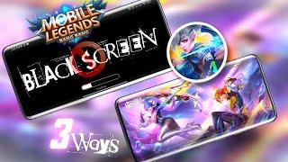 How to fix Black screen issues on mobile legends