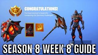 Unlocking Discovery Skin - Fortnite Season 8 Week 8 Challenges Skin Unlocked (Challenges Guide)