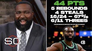 "Jaylen Brown is a monster!" - ESPN reacts to Celtics destroy Pacers 142-105; Jayson Tatum 22 Pts