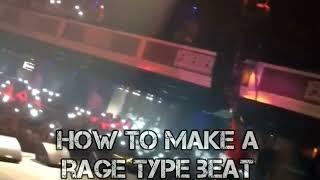 How to Make a Rage Type Beat in Less Than 1 min (GarageBand Tutorial/IOS)