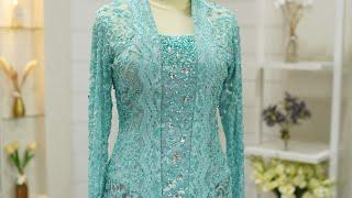 Sewa Kebaya Pendek Premium - Hijau Tosca by Hello Bridal Bekasi (WA Admin 0857-7208-5585)