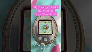 My tamagotchi 4u reached tamatomo level!