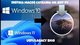 How to install macOS Catalina(OpenCore) on your real PC!! (UEFI/Legacy) Full Tutorial in Hindi.