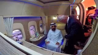 HH Sheikh Mohammed bin Rashid Al Maktoum visits New Emirates First Class Private Suite