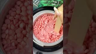 Satisfying overflow wax melt down! #yeelen #yeelenwax #wax #waxing #asmr #hardwax #waxbeads