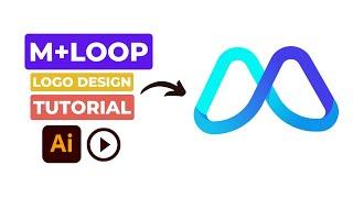 How to Design M + Loop Meta Letter logo Design For you?