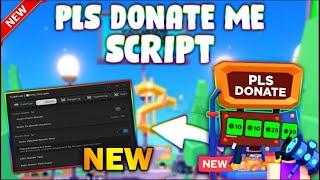 *NEW* PLS DONATE Script (PASTEBIN 2024) (AUTOFARM, FAKE MESSAGE, AUTO CHAT, FIND RICH SERVERS)