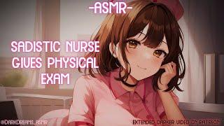 [ASMR] [ROLEPLAY] sadistic nurse does your exam (binaural/F4A)