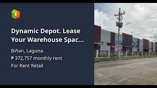 Dynamic Depot. Lease Your Warehouse Space in Laguna | 1491.03 SQM