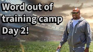Word out of Raiders' 2024 training camp Day 2
