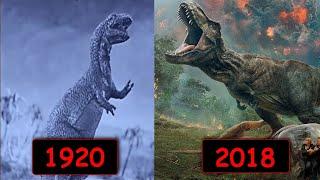 Эволюция динозавров в кино за столетие! 1920 - 2018