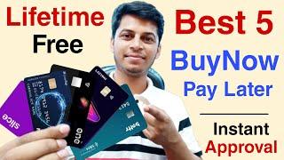 Top 5 Best Credit Card Buy Now Pay Later | Lifetime Free Credit Card