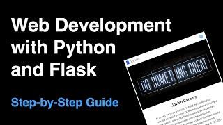 Web Development with Python & Flask - Build & Deploy a Website in 2 Hours - Step by Step Tutorial