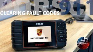 Diagnostics & Fault Codes for Porsches with iCarsoft POR-II OBD-II Scanner