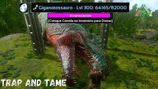 TRAPPING AND TAMING A WILD GIGA |Ark Mobile (3 best ways to tame a giga 2023)