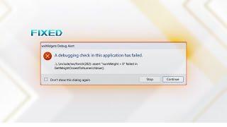 How to Fix A Debugging Check in This Application Has Failed (CodeBlocks)