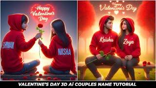 How To Create Viral Valentine's Day Couples Images | Bing image creator tutorial FREE | Bing Ai
