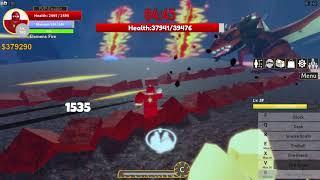 Roblox Ninjutsu | Dragon Boss fight (Ninjago game)