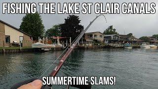 Lake St Clair Bass Fishing - Anchor Bay And St Clair River Canals