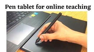 Best Pen Tablet for online teaching | One by Wacom CTL-672 review and tutorial in Hindi