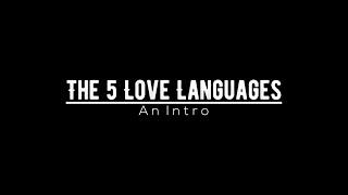 Intro To The 5 Love Languages (2 Be Better's First Live Stream)