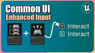 CommonUI enable enhanced input support for navigation and action widgets in sample BP UE5 project