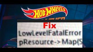 Fix HOT WHEELS UNLEASHED Fatal/LowLevelFatalError Error On PC