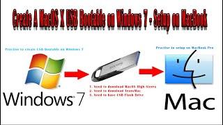 Create A MacOS X USB Bootable on Windows 7   Install on MacBook