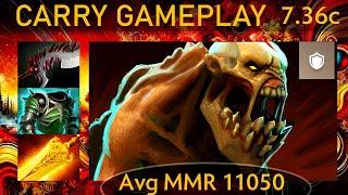 ⭐ 7.36c Lifestealer |KDA - 32 KP - 75%| Carry Gameplay - Dota 2 Top MMR