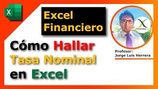 Cómo Sacar la Tasa Nominal en Excel, Funciones Financieras en Excel