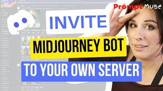 How to invite Midjourney bot to your own Discord server - Beginner-friendly #midjourney